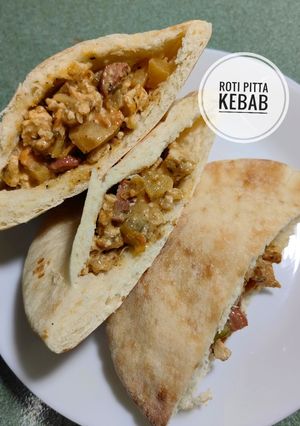 Gambar Roti Pitta Kebab