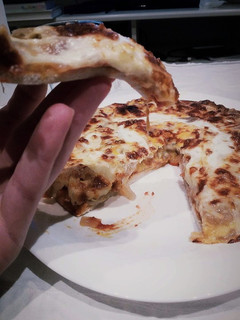 Una foto de Pizza