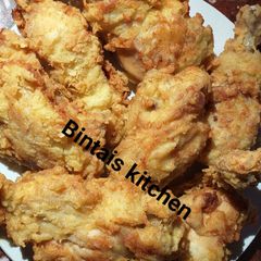 A picture of Crunchy drumsticks.