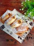 Bomboloni dengan Isian Coffee Custard