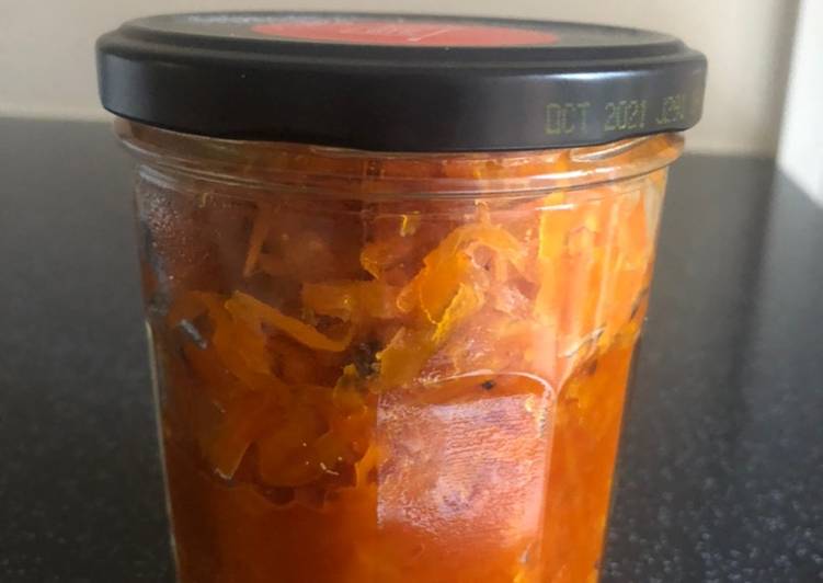 Recipe of Ultimate Carrot sweet pickle (Chundo)