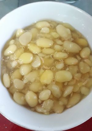 Hình của món Chè đậu ván.