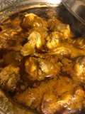 Alitas de pollo estilo mole