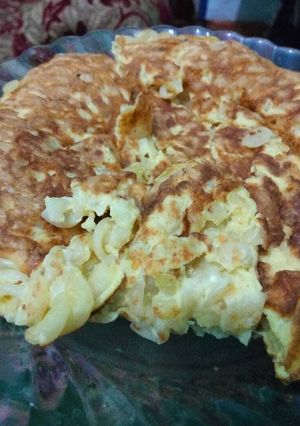Foto resep Omelet Makaroni
