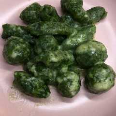 A picture of Gnocchi di spinaci.