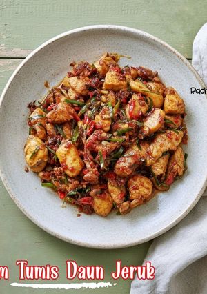 Foto resep Ayam Tumis Daun Jeruk