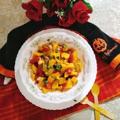 A picture of Mango salsa.