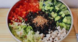 Hình ảnh món Salad ức gà (eat clean)