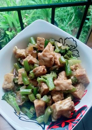 Foto resep 01. Tumis Buncis Brokoli dan Tempe Untuk Anak GTM