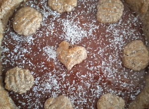 Una foto de Masa de tarta dulce con mermelada de higos!!!!