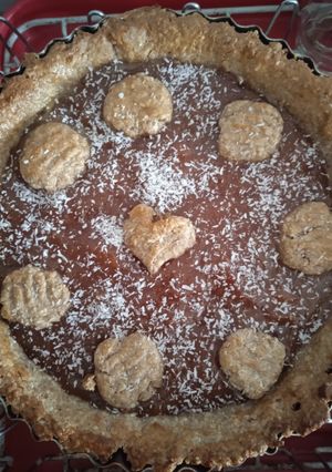 Una foto de Masa de tarta dulce con mermelada de higos!!!!