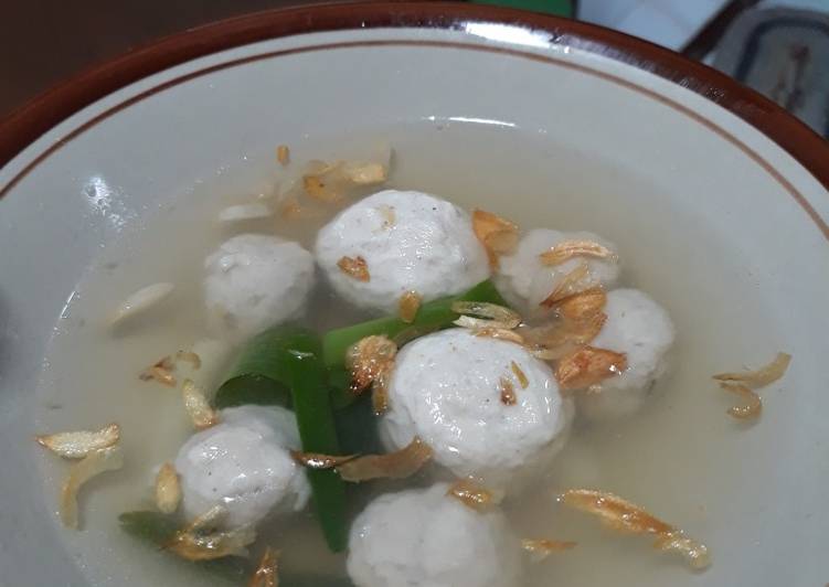 2. Bakso kuah simple