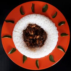 Gongura Prawns A picture of Gongura Prawns.
