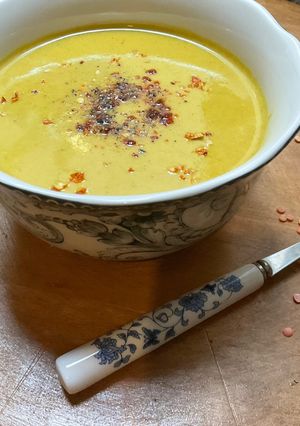 Une photo de Velouté lentilles corail 🪸
