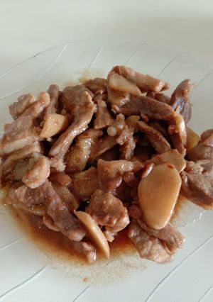 Foto resep Masakan daging babi tauco