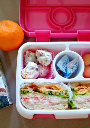 Foto resep #5 Bekal anak (crabstick&egg sandwich)