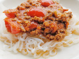 Shirataki spaghetti bolognese