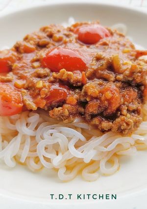 Foto resep Shirataki spaghetti bolognese