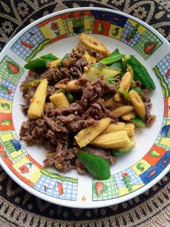 時疏炒牛肉(低醣生酮餐)(簡單料理)(10分鐘快速料理)(清冰箱料理)(家常菜) 的食譜成品照片
