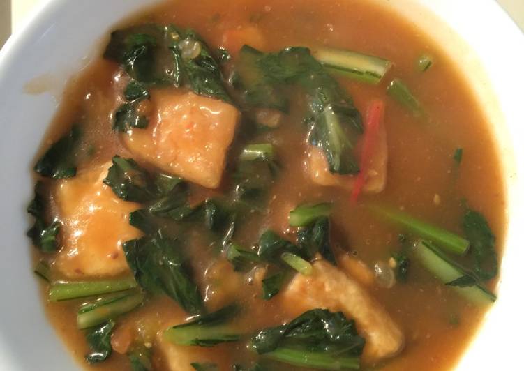 Tahu Goreng Terasi Vegetarian