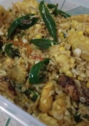 Foto resep Tumis Jagung Muda Ebi Cabai Hijau