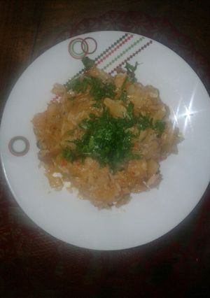 Una foto de Guisito de repollo