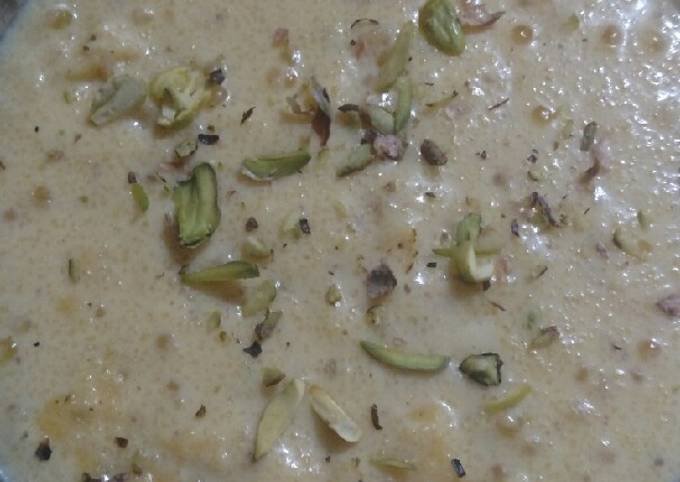 Recipe: Yummy Sagodana and suji kheer