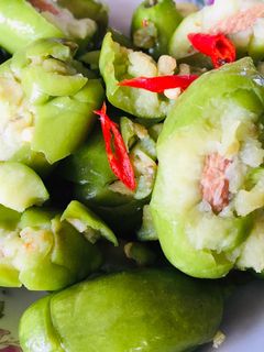 Hình của món Cà na muối.