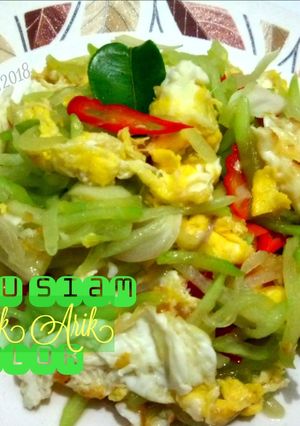 Foto resep Labu Siam Orak Arik Telor #RabuBaru #BikinRamadanBerkesan #30