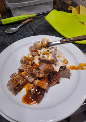 Una foto de Tapa de asado a la barbacoa
