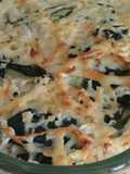 Arroz al horno con acelga y queso