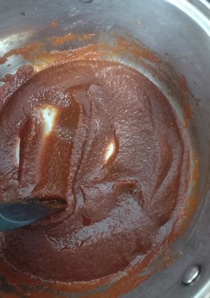 Una foto de Salsa de pimentones
