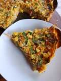 Tarta/quiche de Vegetales con Masa de Lasaña