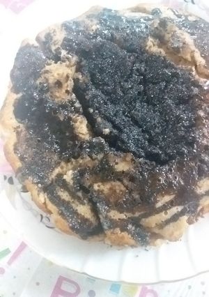عکسی از دستور کیک خیس شکلاتی