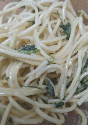 Una foto de Spaghetti a la cilantro 😋