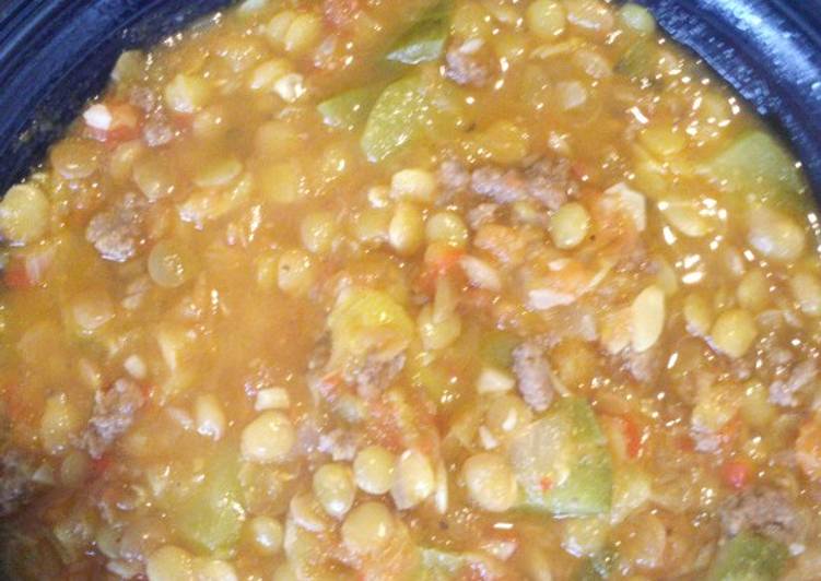 Potaje de Lentejas y Zapallitos
