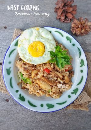 Foto resep Nasi Goreng Baceman Bawang