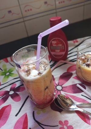 A picture of Custard rice kheer.