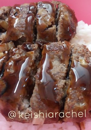Foto resep Bekal Praktis Beef Patty Burger Teriyaki #MaMaKei