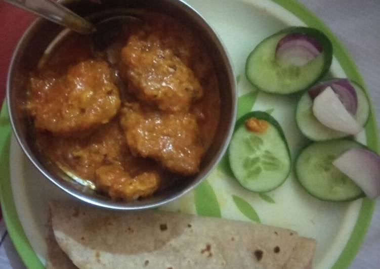 Ghiya kofte Curry