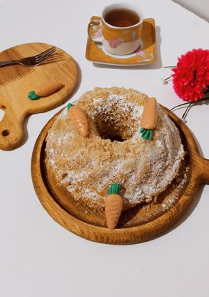 عکسی از دستور مینی کیک هویج و گردو