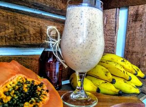 Foto de Shake Emagrecedor de Mamão e Banana