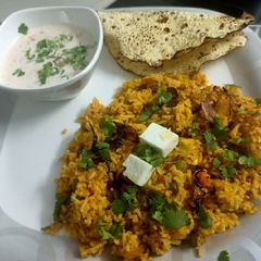 A picture of Paneer Biryani.