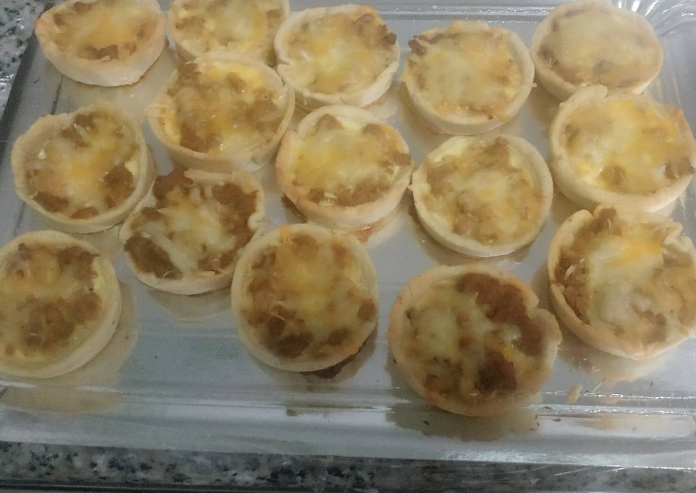 Tartaletas de carne picada