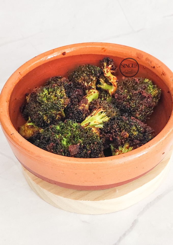 Una foto de Brócoli en Air fryer