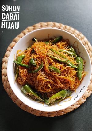 Foto resep Sohun Cabai Hijau