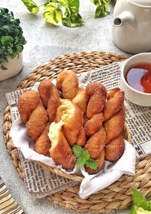 Foto resep Kkwabaegi (donat kepang Korea)