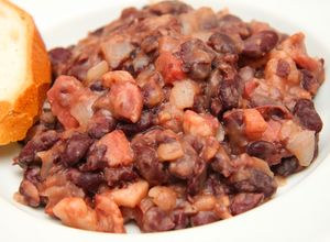 Hagymás bab recept Bud Spencer módra recept fotója