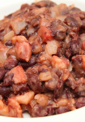 Hagymás bab recept Bud Spencer módra recept fotója