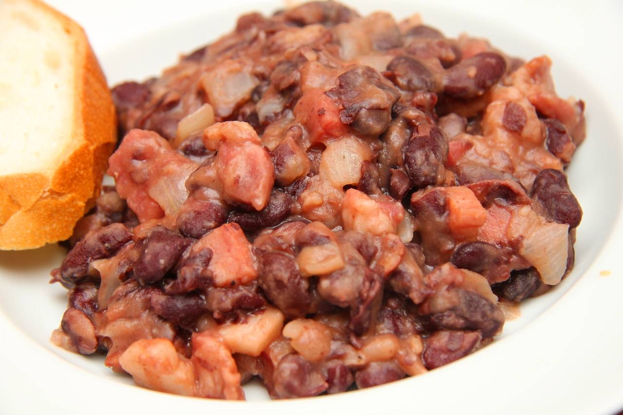 Hagymás bab recept Bud Spencer módra recept recept fotó